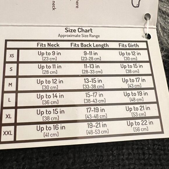 Fabdog  Pet Apparel Faux Fur Sweater Vest For Dogs Black & Gray Size L - Picture 6 of 7